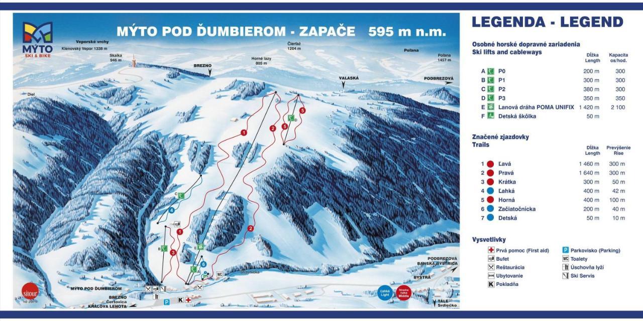 Apartment Anna Chopok, 1 110 M, Highest In Central Europe, On A Hiking Trail To Dumbier Demänovská Dolina Esterno foto